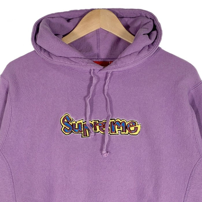 SUPREME シュプリーム 18SS Gonz Logo Hooded Sweatshirt ゴンズロゴ スウェットパーカー ヴァイオレット Size M 福生店