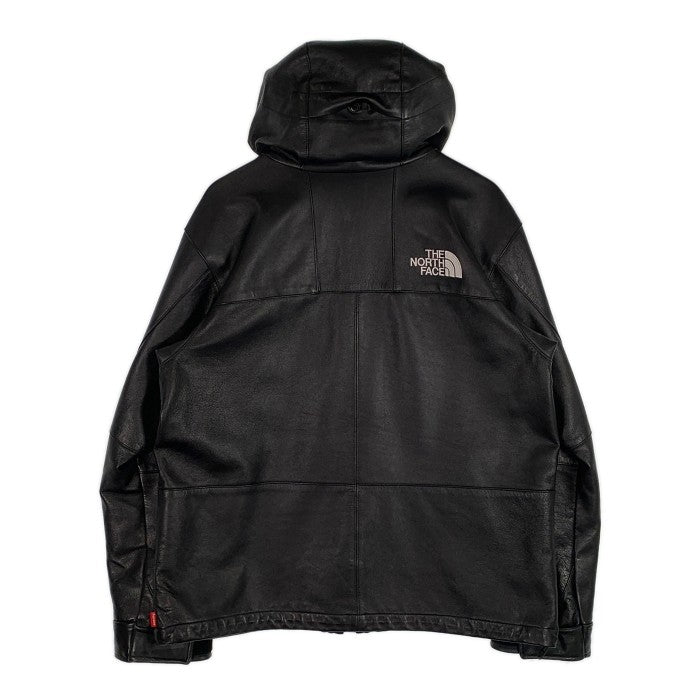 SUPREME シュプリーム 18AW THE NORTH FACE ノースフェイス Leather Mountain Parka レザーマウンテンパーカー ブラック 並行品 Size M 福生店