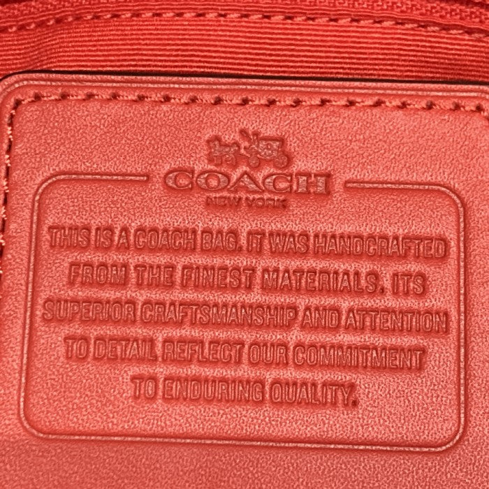 COACH コーチ トートバッグ  F36375　レッド 瑞穂店