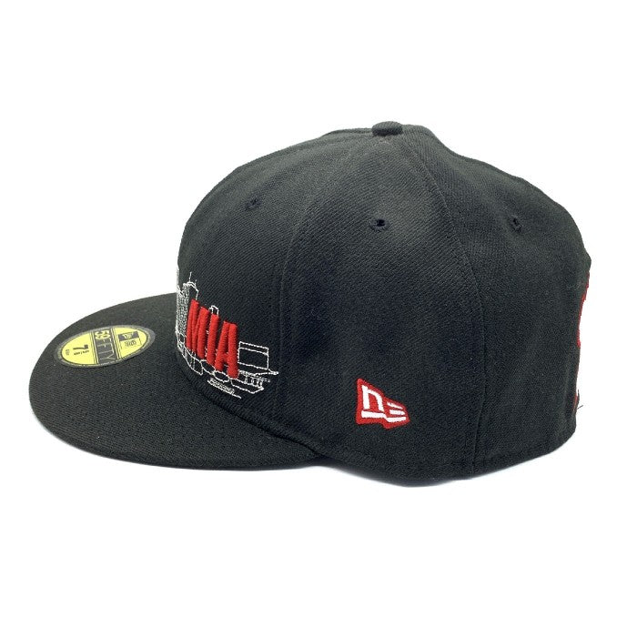 New Era ニューエラ Miami マイアミ 59FIFTY キャップ ブラック オールド Size 7 5/8(60.6cm) 福生店