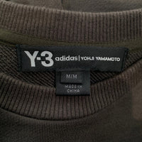 Y-3 ワイスリー CLASSIC SWEATER ARM クラシックセーター スウェットトレーナー サイドプリント チャコール CF0470 Size M 福生店