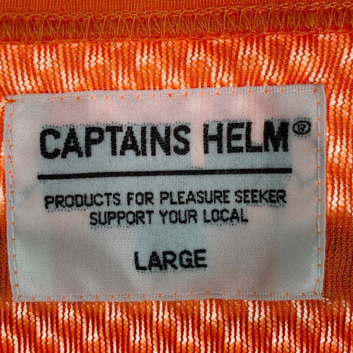CAPTAINS HELM キャプテンズヘルム DOUBLE RUSSELL WARM LS TEE ダブルラッセルウォーム ロングスリーブTシャツ オレンジ Size L 福生店