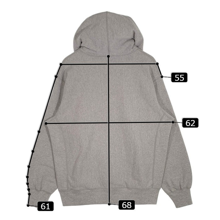 SUPREME シュプリーム 20AW Cross Box Logo Hooded Sweatshirt クロスボックスロゴ スウェットパーカー グレー Size M 福生店