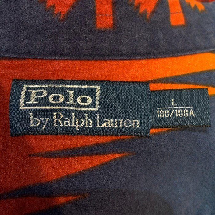 POLO by Ralph Lauren ポロラルフローレン フランネルシャツ 総柄プリント Size L 福生店