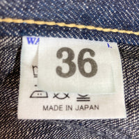 WAREHOUSE ウエアハウス S1003XX (1000XX) DENIM PANTS 1942MODEL 大戦モデル 赤ペンキ デッドストックブルー デニムパンツ インディゴ sizeW36 瑞穂店