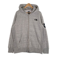 THE NORTH FACE ノースフェイス Square Logo FullZip スクエアロゴ フルジップ スウェットパーカー グレー NT62038 Size XL 福生店