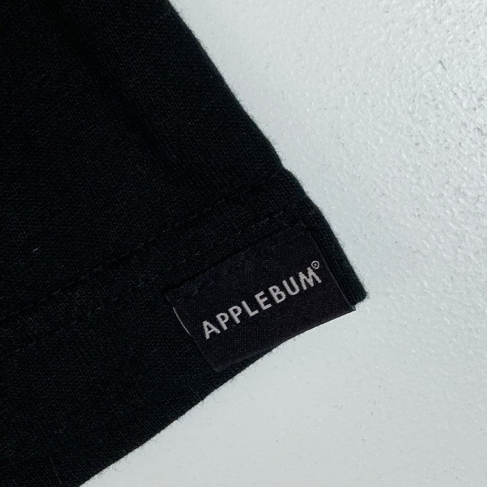 APPLEBUM アップルバム Tシャツ ロゴ タグ付き ブラック sizeXXL 瑞穂店