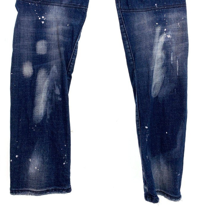 DSQUARED2 ディースクエアード Slim Jean スリムジーンズ USED ペンキ ダメージ加工 インディゴ S71LB0004 S30342 Size 44 福生店