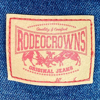 RODEO CROWNS ロデオクラウンズ ショルダーFレザージョガーサロペット ブルー sizeF 瑞穂店