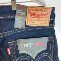 Levis Red リーバイスレッド 505 39873-0003 デニムパンツ インディゴブルー size34 瑞穂店