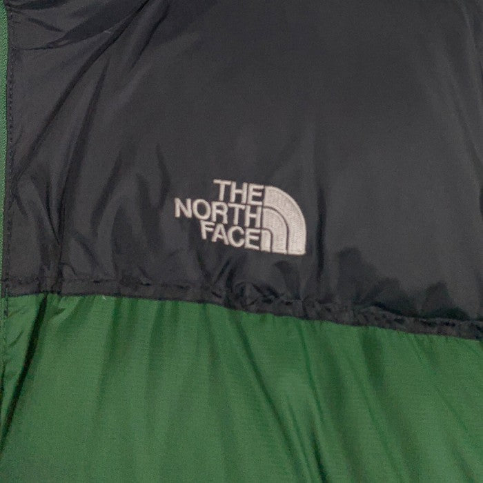 THE NORTH FACE ノースフェイス NUPTSE JACKET ヌプシ ダウンジャケット 700Fill グリーン ブラック 並行品 Size XL 福生店