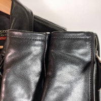 KADOYA カドヤ レザージャケット シングルライダース ASV1  ステアハイド 日本製 ブラック  size40 瑞穂店