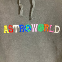 Trawis Scott トラビス・スコット 2018年 リミテッドツアー アストロワールド パーカー 2018 Limited Tour Merch Astroworld Hoodie  パーカー ブラック sizeXL瑞穂店