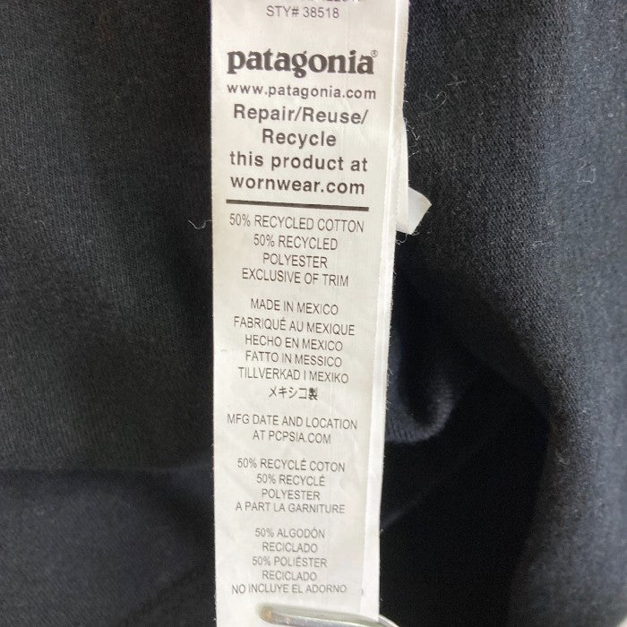 Patagonia パタゴニア 38518 P-6 レスポンシビリティー ロンT ブラック sizeM 瑞穂店