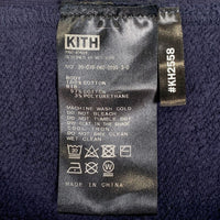 KITH キス スモールボックスロゴ プルオーバースウェットパーカー ネイビー Size L 福生店