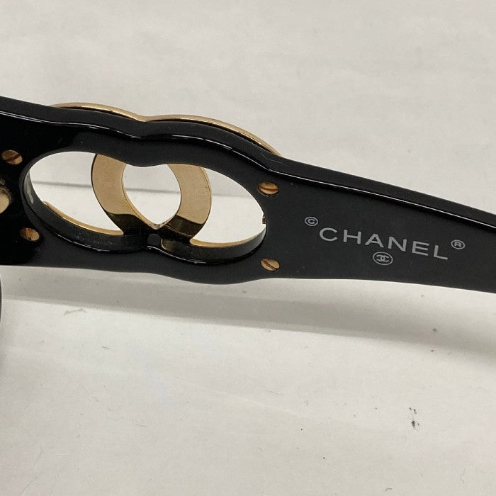 CHANEL シャネル ココマーク マトラッセ サングラス 05253 94305 ゴールド金具 ブラック 瑞穂店