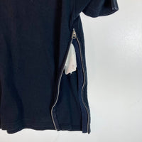 SACAI サカイ SCM-037 21AW SIDE ZIP COTTON T SHIRT サイドジップ Tシャツ ネイビー size2 瑞穂店