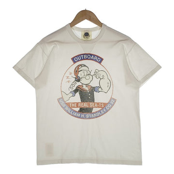 TOYS McCOY トイズマッコイ MILITARY TEE POPEYE "CG-32" プリントTシャツ ホワイト Size L 福生店