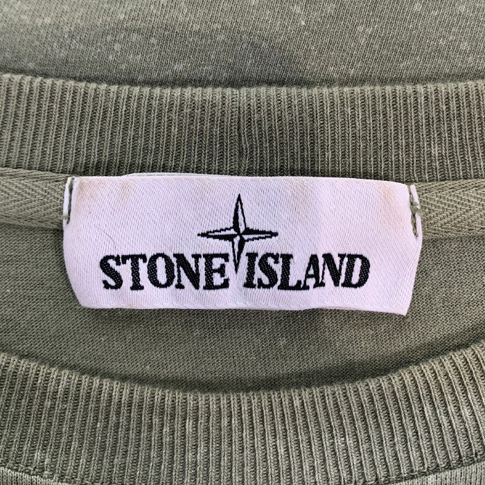 STONE ISLAND ストーンアイランド ロングスリーブ Tシャツ グリーン Size L 福生店