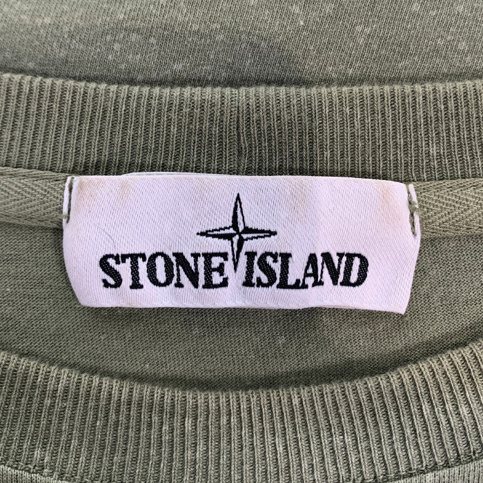 STONE ISLAND ストーンアイランド ロングスリーブ Tシャツ グリーン ...