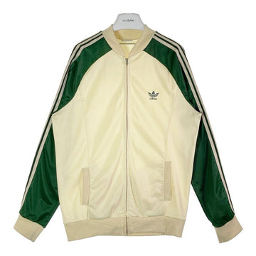 adidas アディダス トラックジャケット ヴィンテージ 70's PRESTIL ZIP アイボリー × グリーン size不明 瑞穂店