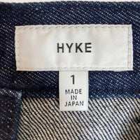 HYKE ハイク デニム ワイドベイカーパンツ 濃紺 size1 瑞穂店