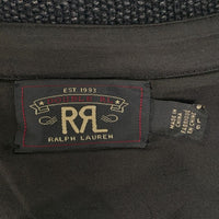 RRL ダブルアールエル インディゴ ワークシャツ ブラック 鹿の子 ラルフローレン Size L 福生店