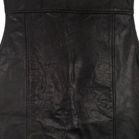 SUPREME シュプリーム 13SS Schott ショット Leather Vest レザーベスト ブラック ワッペン跡 Size XL 福生店