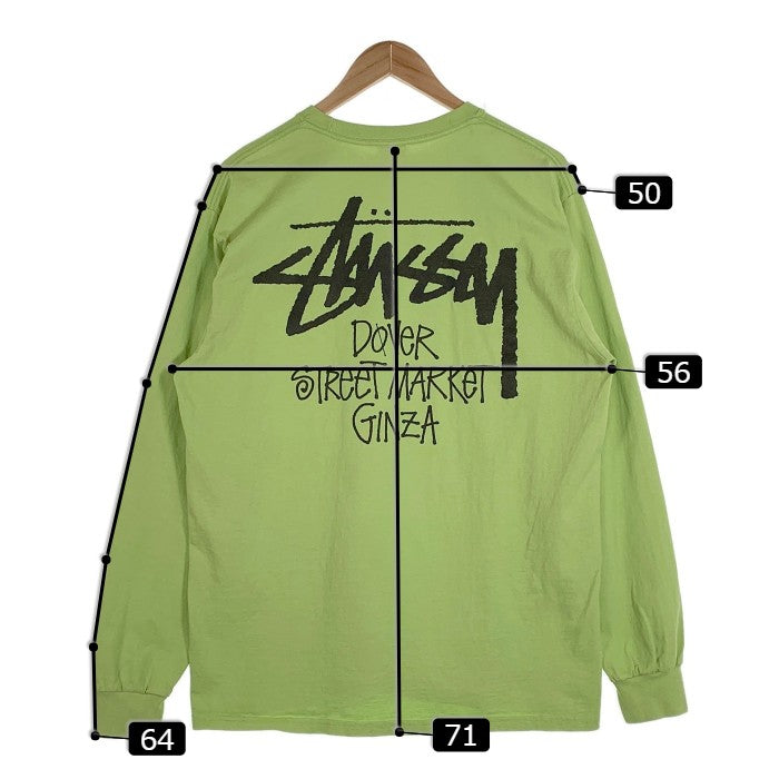 STUSSY ステューシー プリント ロングスリーブTシャツ ドーバーストリートマーケット銀座 グリーン Size L 福生店