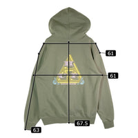 HUF ハフ PF00570 23SS PAID IN FULL PULLOVER HOODIE プルオーバー パーカー オリーブ sizeM 瑞穂店