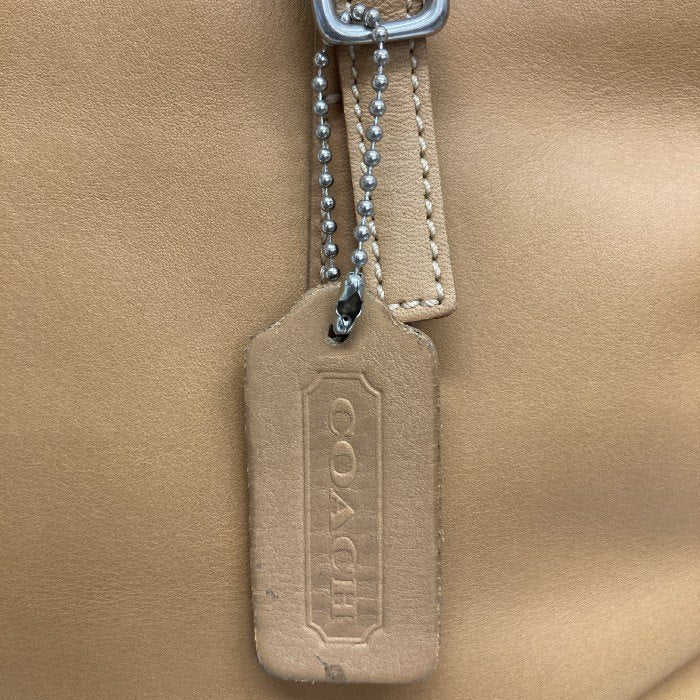 COACH オールドコーチ USA製 9813 グローブレザー トートバッグ ベージュ 瑞穂店