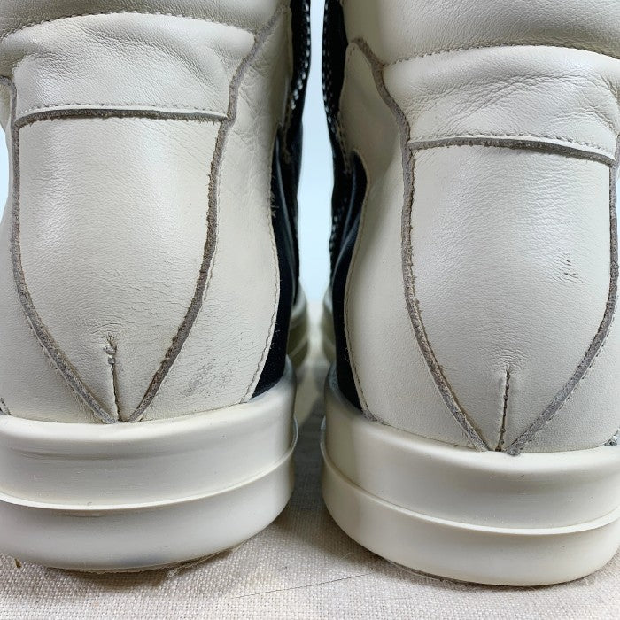 Rick Owens リックオウエンス GEO BASKET ジオバスケット レザーハイカットスニーカー ブラック ホワイト レディース Size 36 福生店