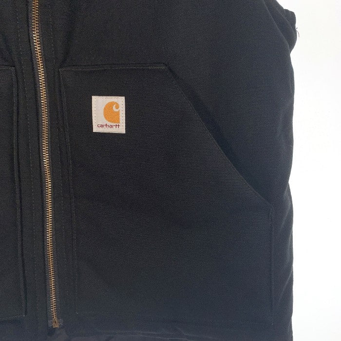 Carhartt カーハート Duck Vest ダック ベスト ブラック メキシコ製 Size M 福生店