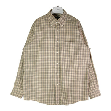 BURBERRY バーバリー チェックシャツ ベージュ size3L 瑞穂店