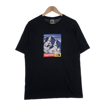 SUPREME シュプリーム THE NORTH FAC ノースフェイス17AW Mountain Tee マウンテン プリント Tシャツ ブラック 並行品 Size M 福生店