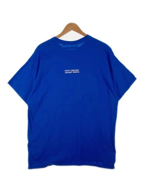 FORTY PERCENT AGAINST RIGHTS フォーティーパーセントアゲインストライツ Tシャツ ブルー sizeXL 瑞穂店