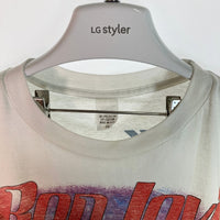 BON JOVI ボン・ジョヴィ US古着 USA製 80s バンドTシャツ ホワイト sizeXXL 瑞穂店