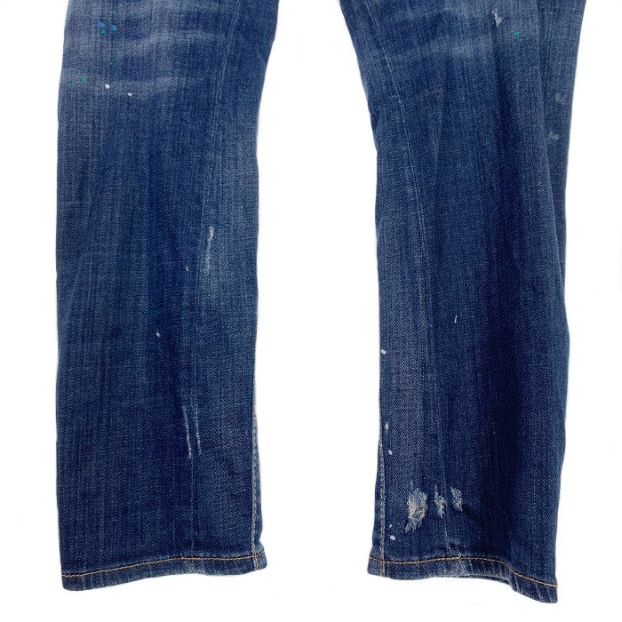 DSQUARED2 ディースクエアード TIDY BIKER JEAN バイカージーンズ デニム ペイント ダメージ加工 Size 48 福生店