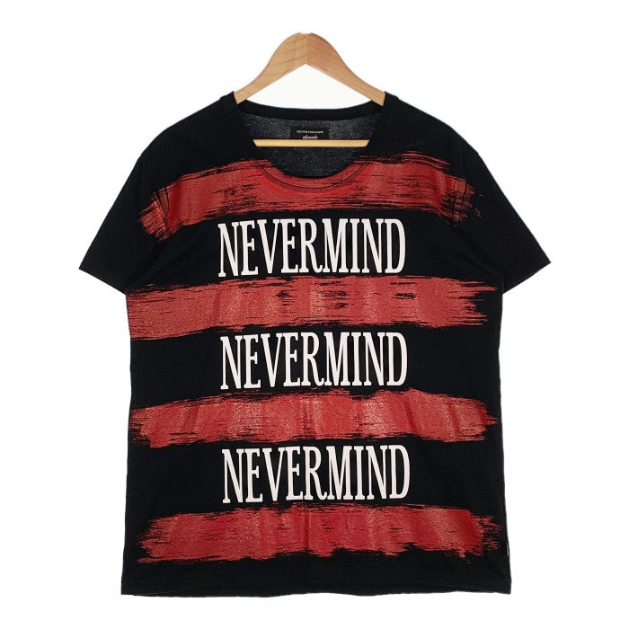 glamb グラム NEVERMIND ネヴァーマインド プリント Tシャツ ブラック GB16WT/CS03 Size 3 福生店