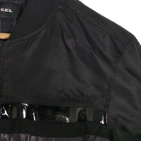 DIESEL ディーゼル ナイロン ジャケット リブ ブラック Size M 福生店