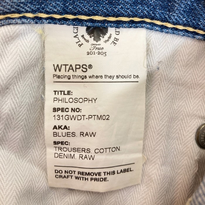 WTAPS ダブルタップス PHILOSOPHY デニム パンツ インディゴ sizeM 瑞穂店