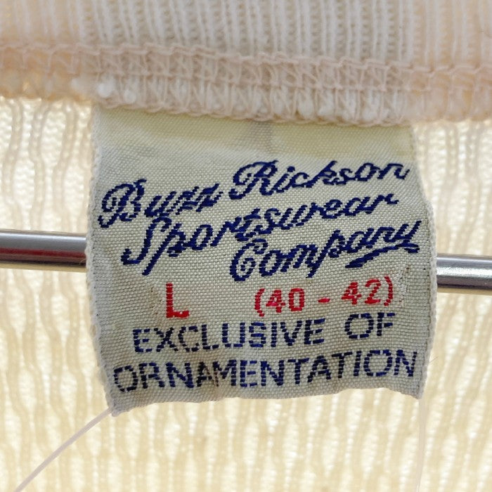 BUZZ RICKSON バズリクソンズ ロンT サーマル BR64868 ホワイト sizeL 瑞穂店
