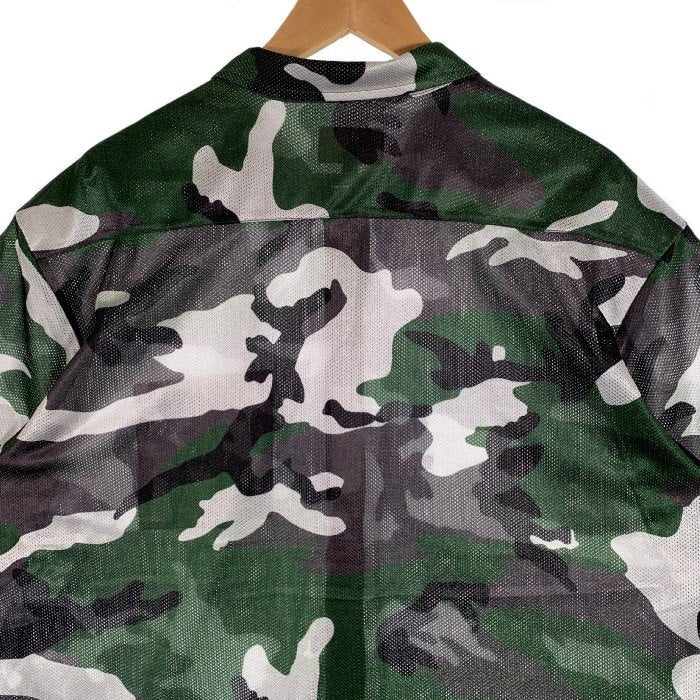 SUPREME シュプリーム 20AW Camo Mesh S/S Shirt カモ メッシュ ショートスリーブシャツ カモフラージュ Size XL 福生店