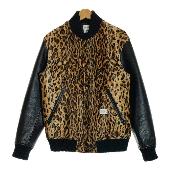 BEDWIN & THE HEARTBREAKERS ベドウィンアンドザハートブレイカーズ LEOPARD AWARD JKT スタジャン ブラウン × ブラックsize2 瑞穂店