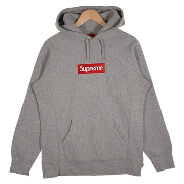 SUPREME シュプリーム 16AW Box Logo Hooded Sweatshirt ボックスロゴ スウェットパーカー グレー Size M 福生店