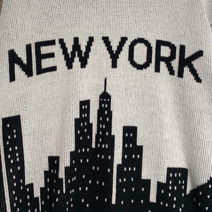 SUPREME シュプリーム 20SS New York Sweater ニューヨーク セーター アクリル ホワイト Size L 福生店