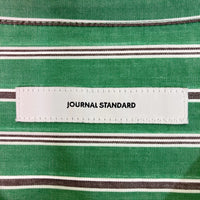 JOURNAL STANDARD ジャーナルスタンダード ストライプロングシャツワンピース グリーン size- 瑞穂店