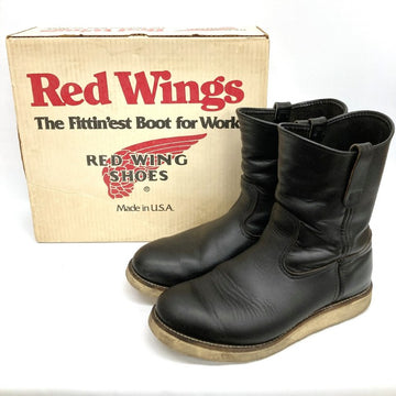 RED WING レッドウィング 8169 1997年製 旧羽タグ トップ刻印入 Pecos Boots ペコスブーツ ブラック size27cm 瑞穂店