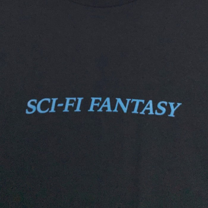 SCI-FI FANTASY サイエンスファンタジー ロゴ プリント Tシャツ ブラック Size XL 福生店