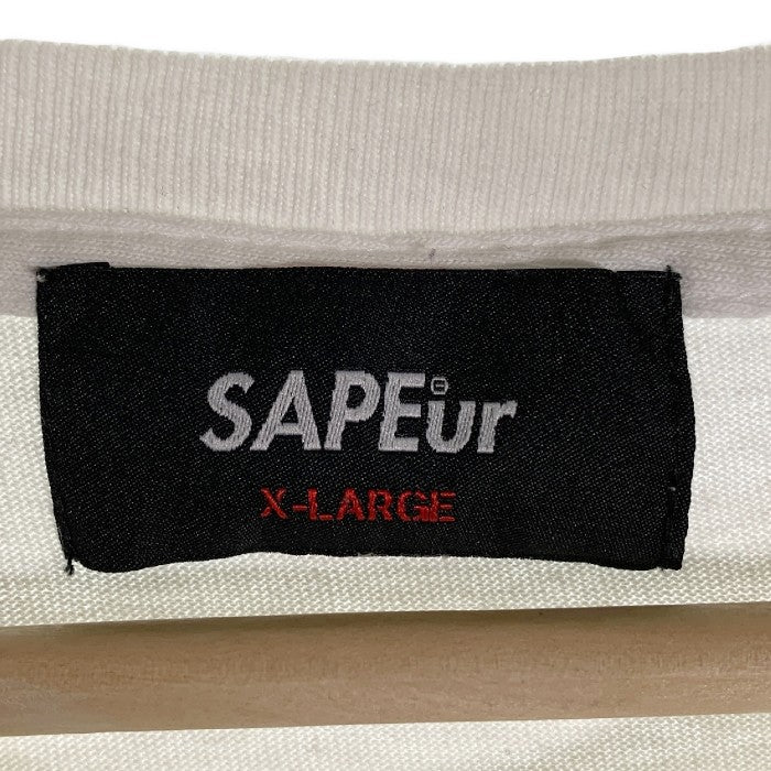SAPEur サプール LOS ANGELES SAPEURS プリントTシャツ ホワイト Size XL 福生店